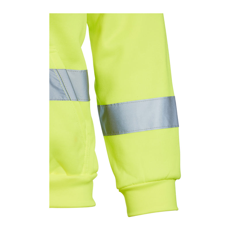 Blackrock Hi-Vis Hooded Sweatshirt - Yellow size 2XL