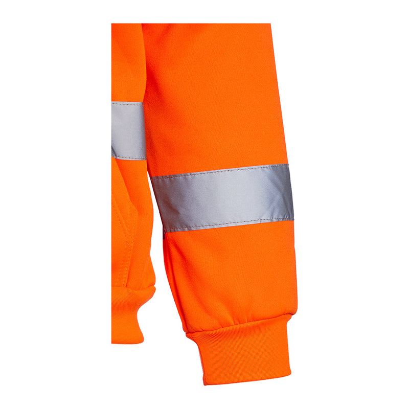 Blackrock Hi-Vis Hooded Sweatshirt - Orange size 3XL