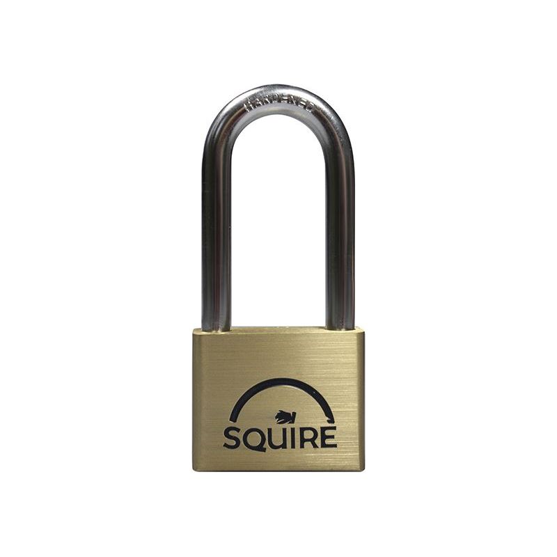 Squire LN5/2.5 Lion Brass Padlock 5-Pin 50mm - 65mm Long Shackle Squire - RockBottom Nothampton