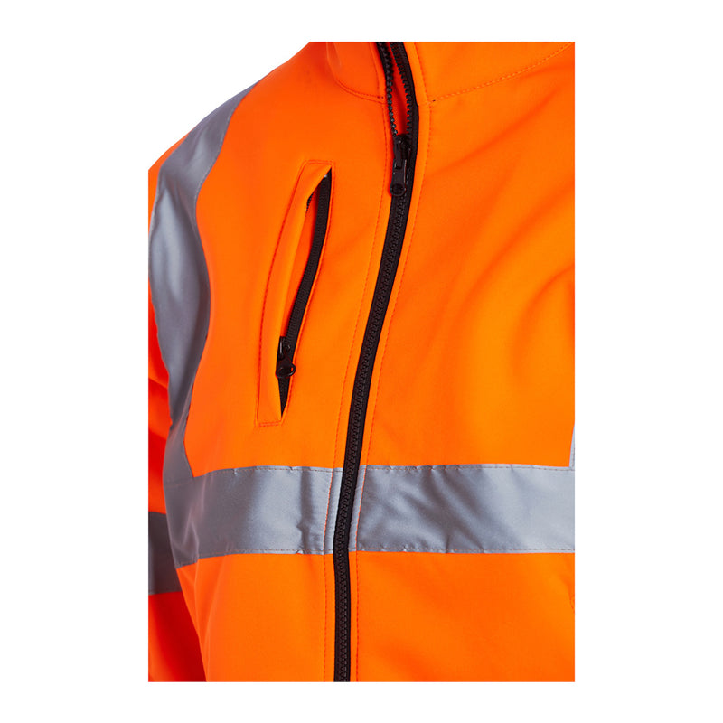 Blackrock Hi-Vis Soft Shell Jacket - Orange size L