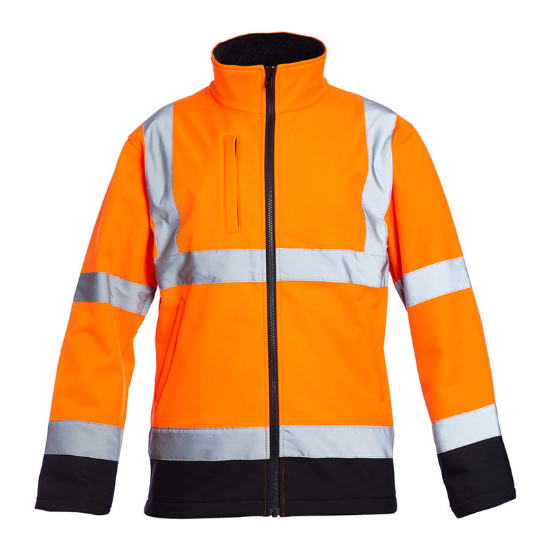 Blackrock Hi-Vis Soft Shell Jacket - Orange size 6XL