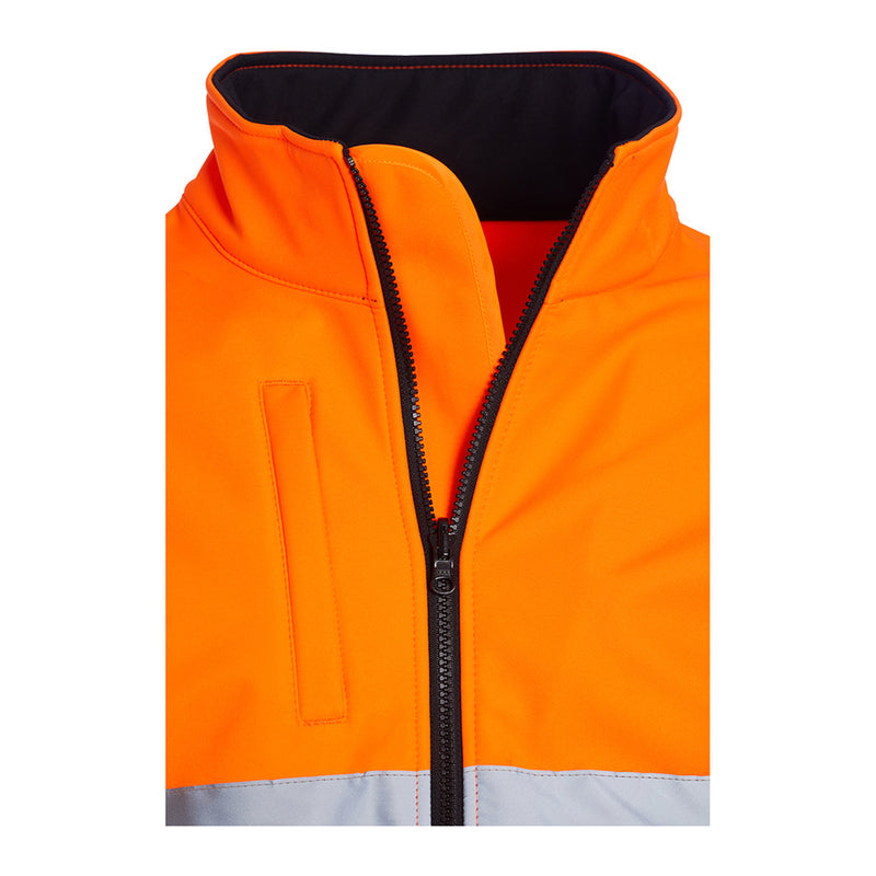 Blackrock Hi-Vis Soft Shell Jacket - Orange size 6XL