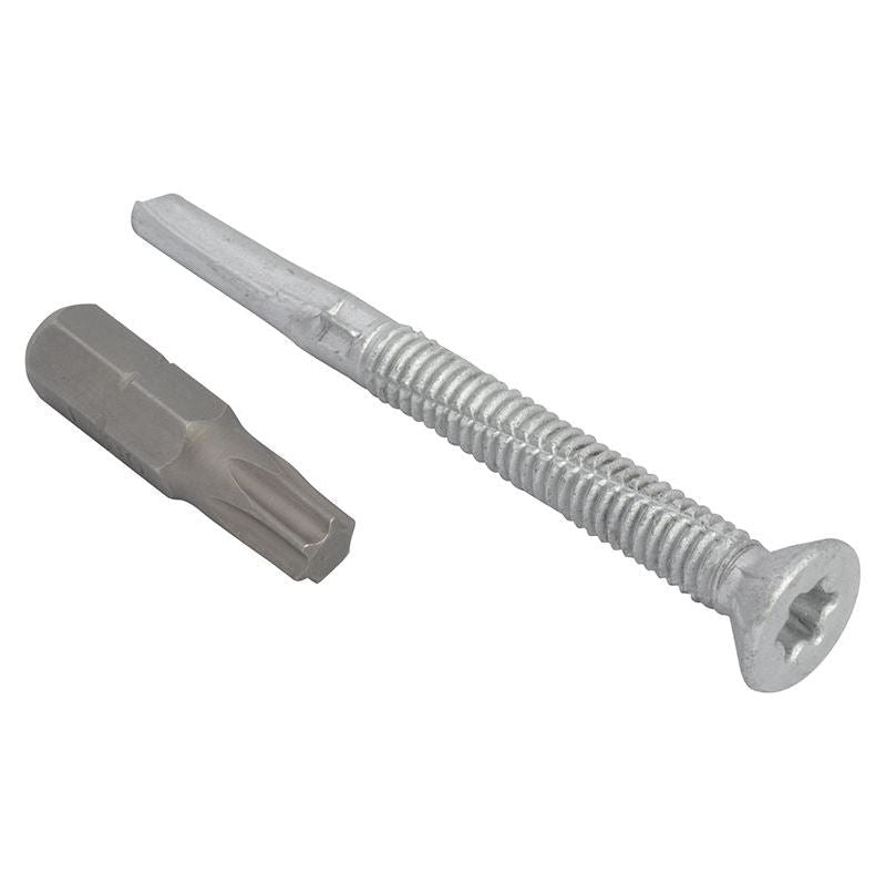 Forgefix TechFast Roofing Screw Timber - Steel Heavy Section 5.5 x 60mm Pack 100 ForgeFix - RockBottom Northampton