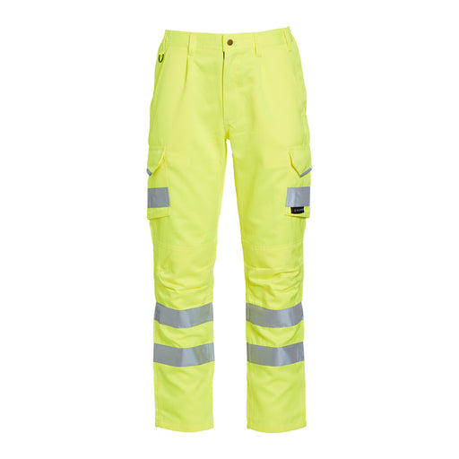 Blackrock Hi-Vis Polycotton Trousers - Yellow 32" Waist Long Leg