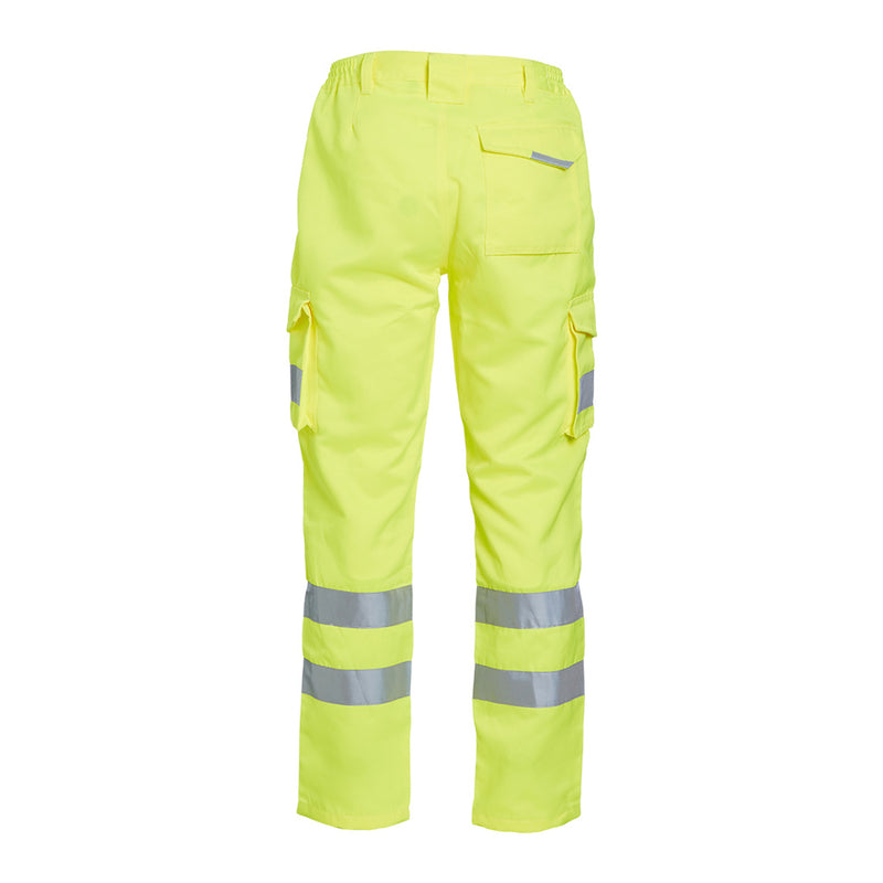 Blackrock Hi-Vis Polycotton Trousers - Yellow 42" Waist Regular Leg