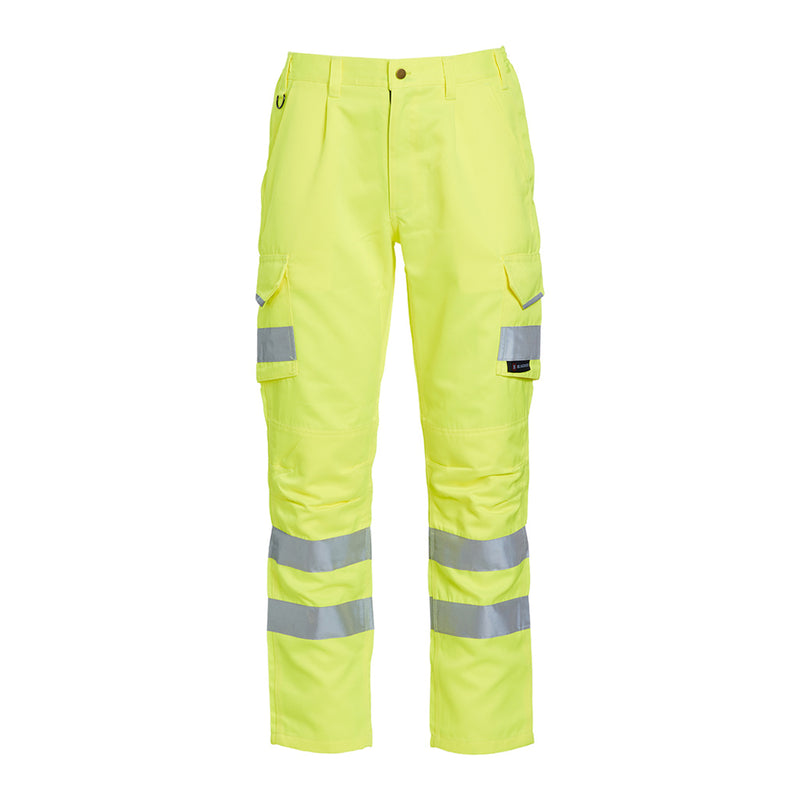 Blackrock Hi-Vis Polycotton Trousers - Yellow 44" Waist Regular Leg