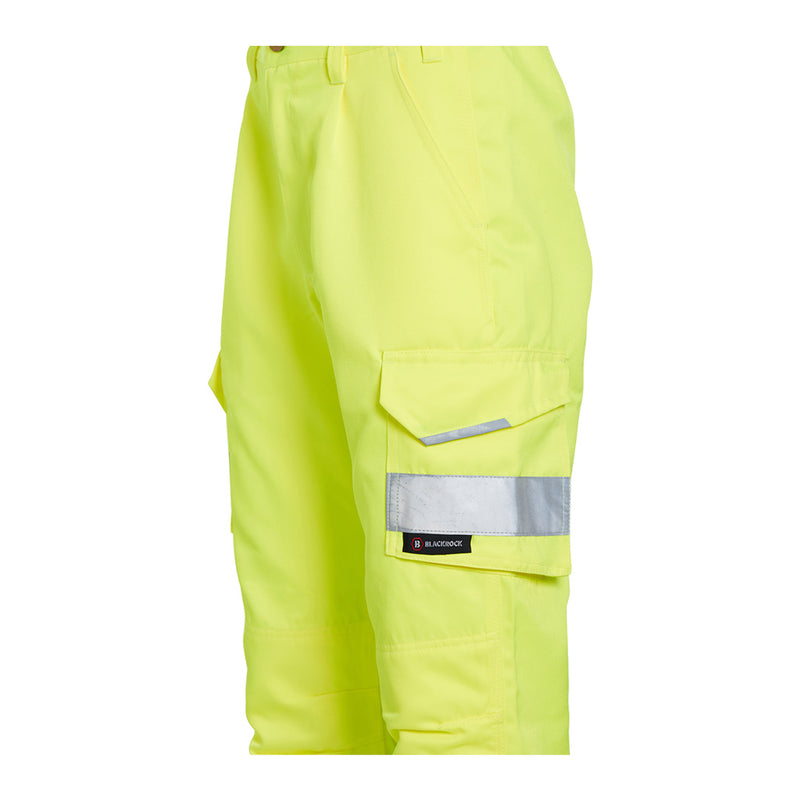 Blackrock Hi-Vis Polycotton Trousers - Yellow 44" Waist Regular Leg