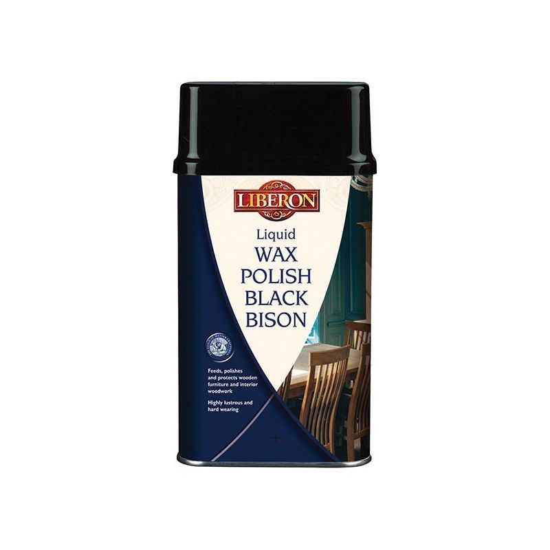 Liberon Liquid Wax Polish Black Bison Antique Pine 500ml Liberon - RockBottom Northampton