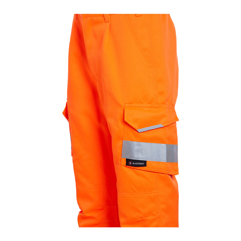 Blackrock Hi-Vis Polycotton Trousers - Orange 36" Waist Regular Leg