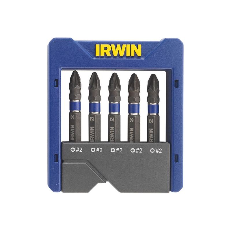 Irwin® Pozidriv Impact Screwdriver Pocket Bit Set, 5 Piece IRWIN® - RockBottom Northampton