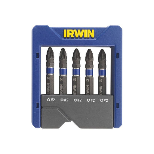 Irwin® Pozidriv Impact Screwdriver Pocket Bit Set, 5 Piece IRWIN® - RockBottom Northampton