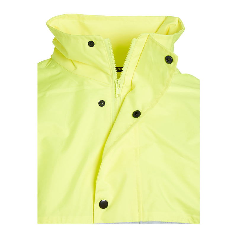 Blackrock Hi-Vis Lined Rain Jacket - Yellow size M