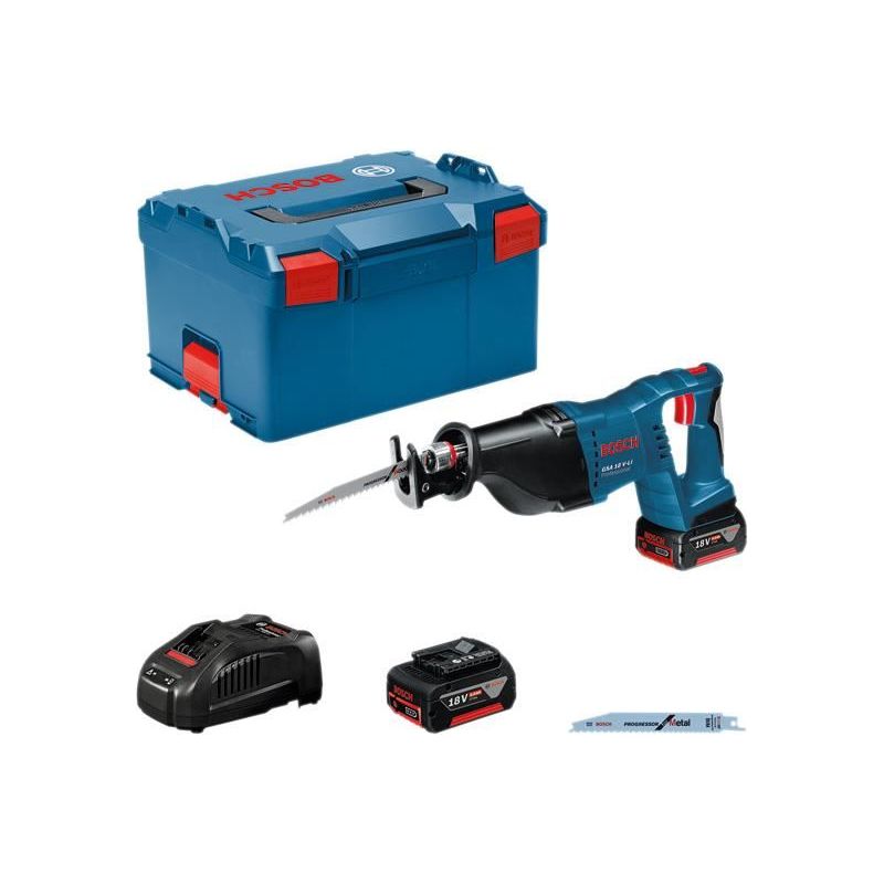 Bosch GSA 18 V-Li Professional Reciprocating Saw 18V 2 x 5.0Ah Li-ion Bosch - RockBottom Northampton