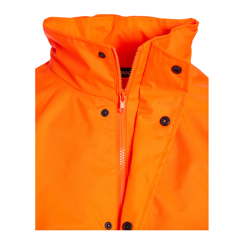 Blackrock Hi-Vis Lined Rain Jacket - Orange size 3XL