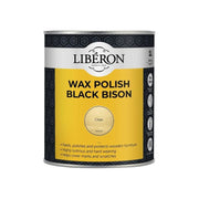 Liberon Black Bison Wax Paste Clear 1kg Liberon - RockBottom Northampton