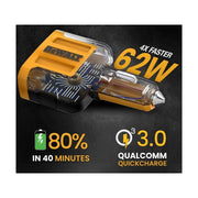 Dewalt Telecoms 4-Port Mobile USB PD Charger 60W DEWALT Telecoms - RockBottom Northampton