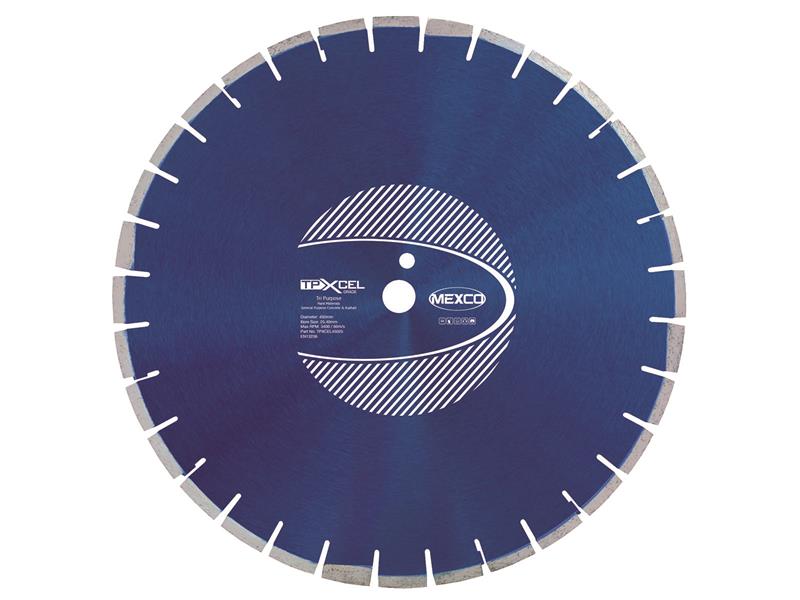 MEXCO - XCEL Grade Tri-Purpose Diamond Blade 450 x 25.4mm