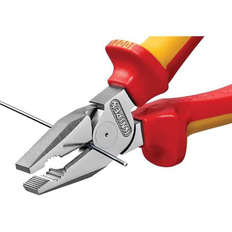 Knipex VDE High Leverage Combination Pliers 180mm Knipex - RockBottom Northampton
