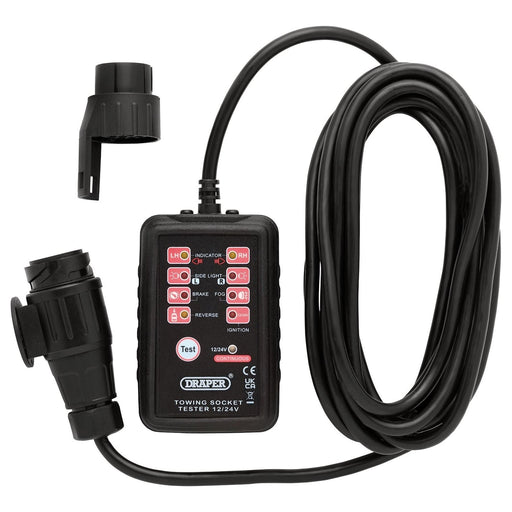 Draper 13 and 7-Pin Towbar Socket Tester Draper - Town Tools