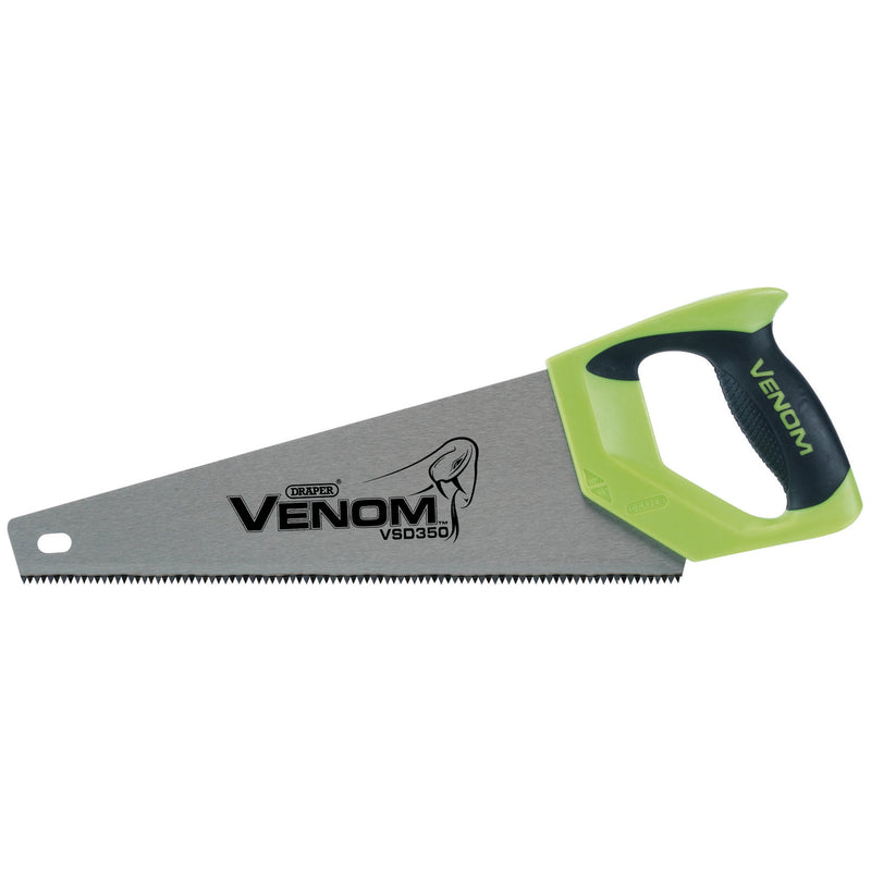 Draper 82198 Draper Venom® First Fix Double Ground Tool Box Saw, 350mm, 7tpi/8ppi