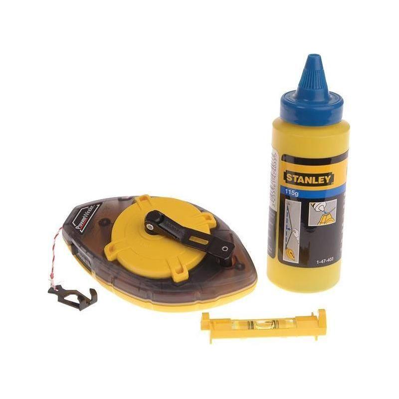Stanley® Hand Tools Power Winder Chalk Line 30m, Chalk & Level STANLEY® Hand Tools - RockBottom Nothampton