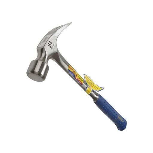 Estwing E3/24S Straight Claw Framing Hammer - Vinyl Grip 680g (24oz) Estwing - RockBottom Northamptin