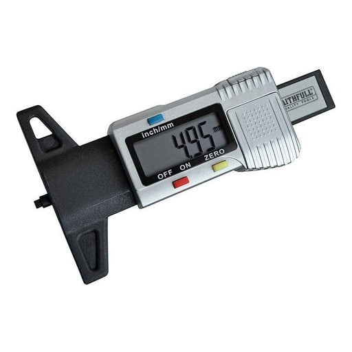 Faithfull Tyre Depth Gauge Digital Readout 0-25mm Faithfull - RockBottom Northampton