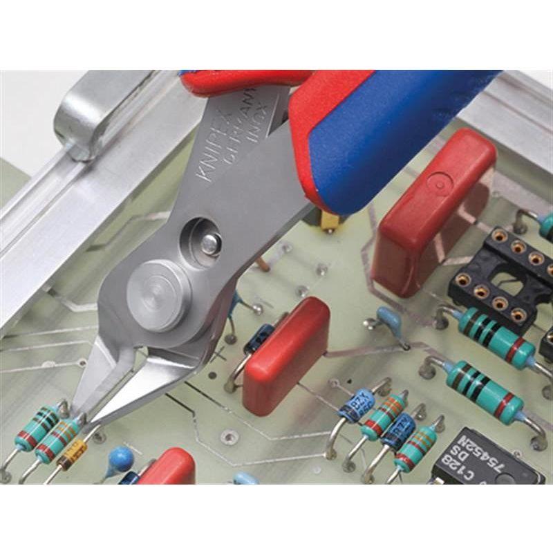 Knipex Electronic Super Knips® Multi-Component Grip 125mm Knipex - RockBottom Northampton