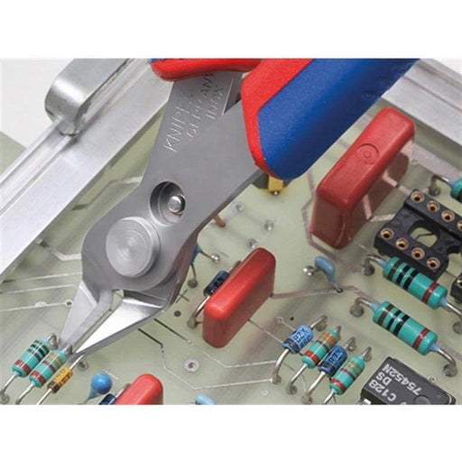 Knipex Electronic Super Knips® Multi-Component Grip 125mm Knipex - RockBottom Northampton