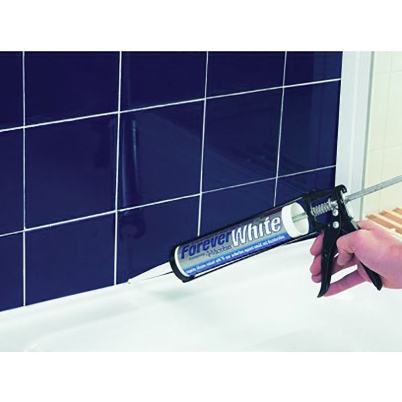 Everbuild Sika Forever White Sealant 295ml Everbuild Sika - RockBottom Northamptin