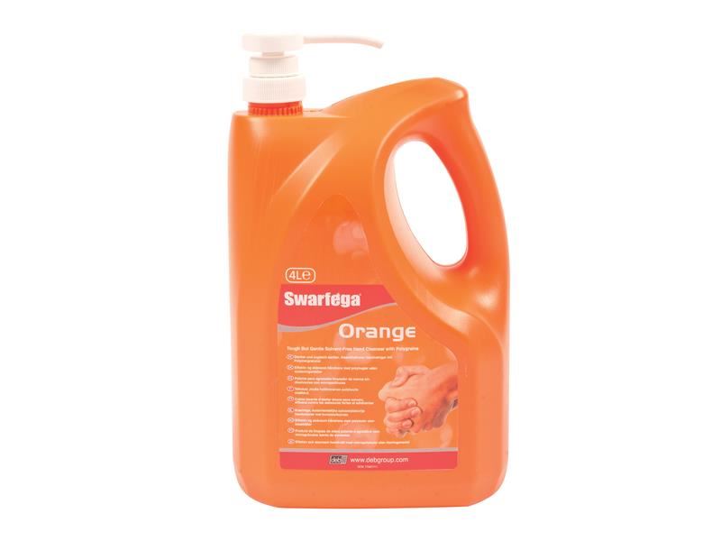 Swarfega Orange Hand Cleaner Pump Top Bottle 4 litre Swarfega� - RockBottom Nothampton