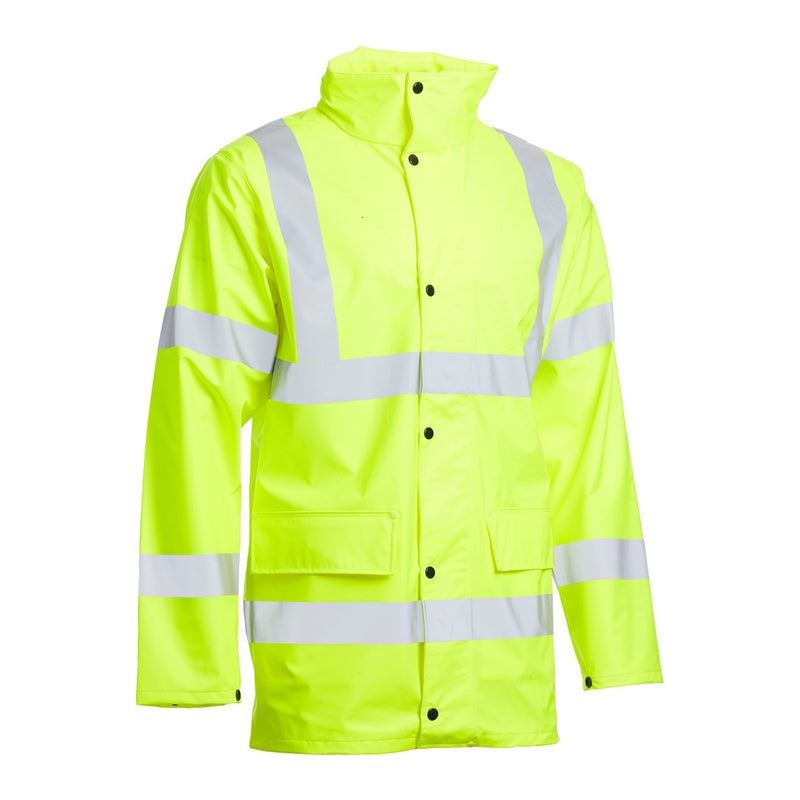 Blackrock PU Hi-Vis Rain Jacket - Yellow size M