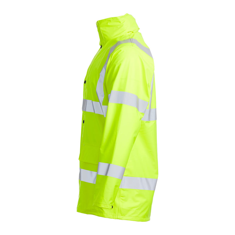 Blackrock PU Hi-Vis Rain Jacket - Yellow size L