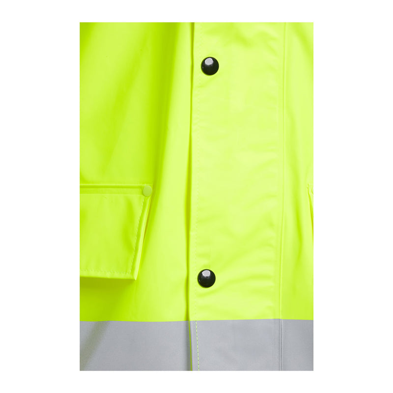 Blackrock PU Hi-Vis Rain Jacket - Yellow size L