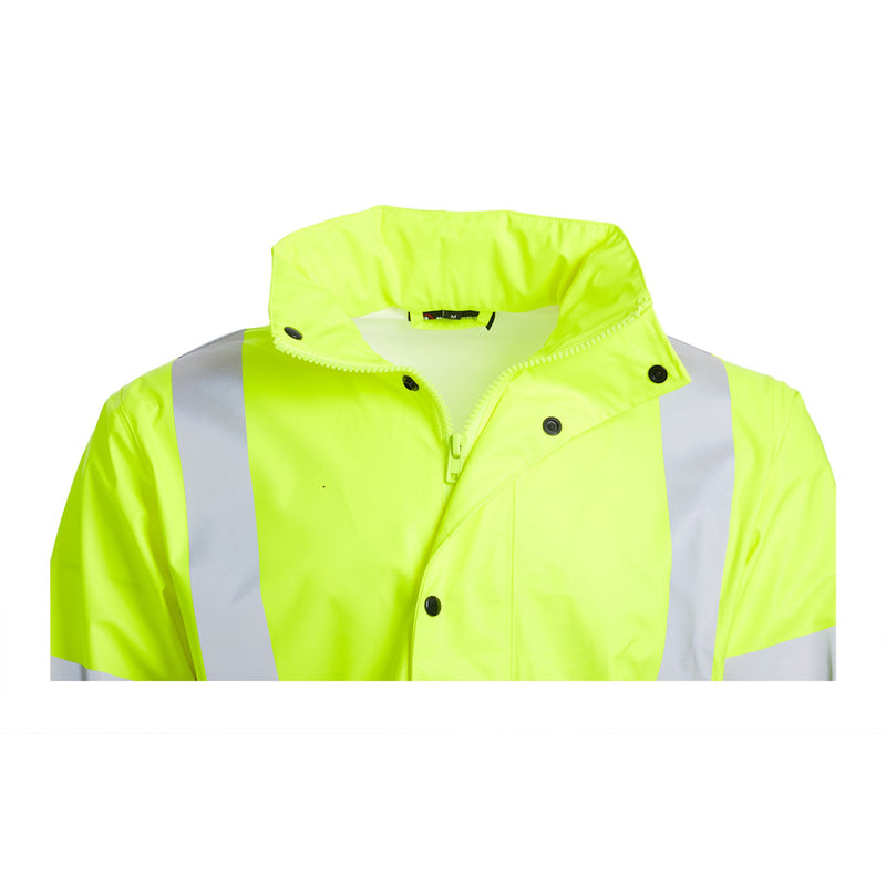 Blackrock PU Hi-Vis Rain Jacket - Yellow size 6XL