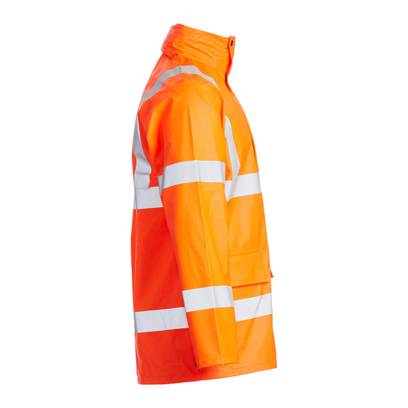 Blackrock PU Hi-Vis Rain Jacket - Orange size S