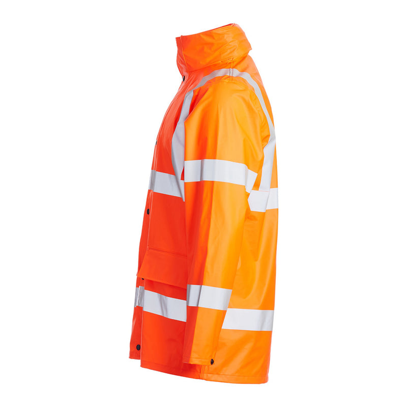 Blackrock PU Hi-Vis Rain Jacket - Orange size XL