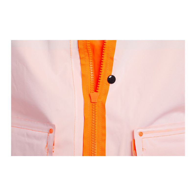 Blackrock PU Hi-Vis Rain Jacket - Orange size 5XL