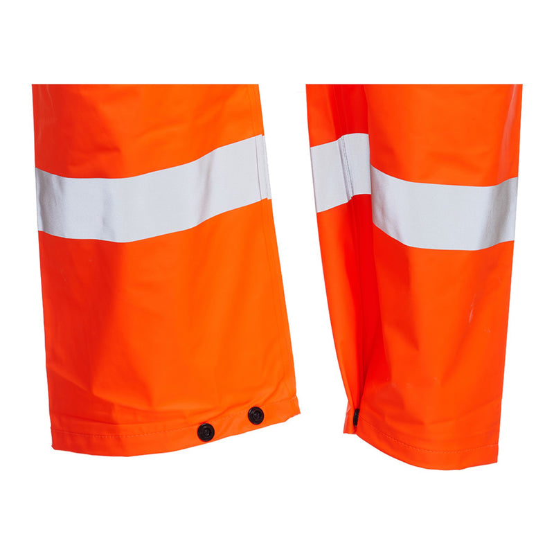 Blackrock PU Hi-Vis Rain Trousers - Orange size 3XL