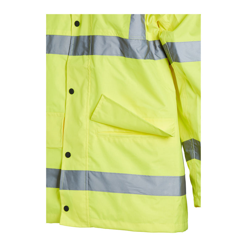 Blackrock Hi-Vis Rain Jacket without Lining - Yellow size XL