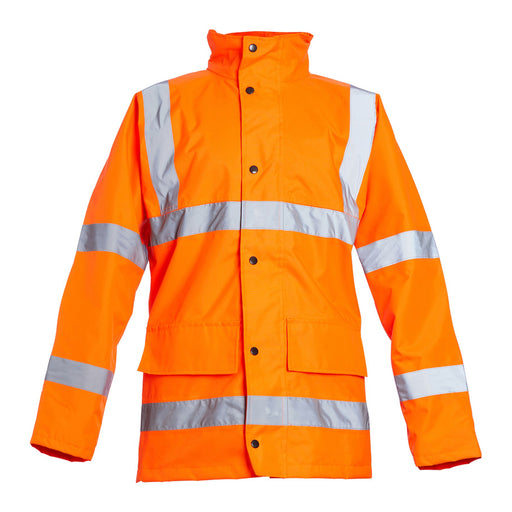 Blackrock Hi-Vis Rain Jacket without Lining - Orange size L
