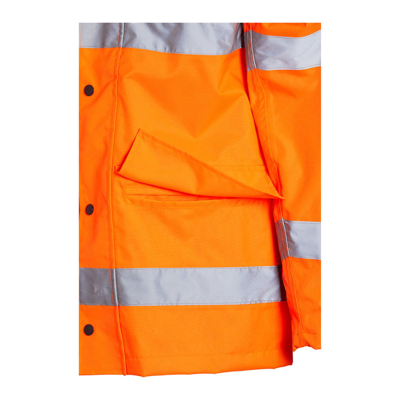 Blackrock Hi-Vis Rain Jacket without Lining - Orange size 2XL