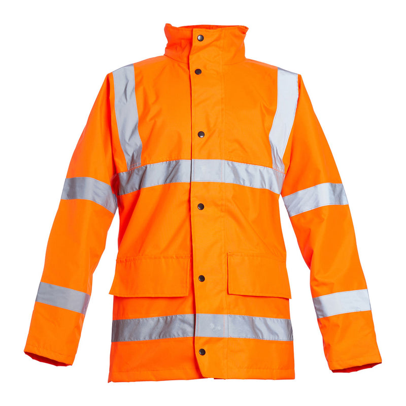 Blackrock Hi-Vis Rain Jacket without Lining - Orange size 3XL