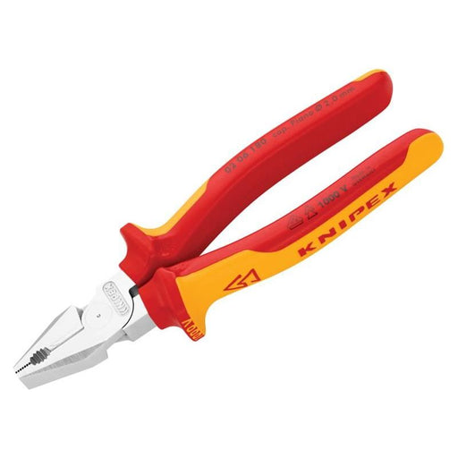 Knipex VDE High Leverage Combination Pliers 180mm Knipex - RockBottom Northampton