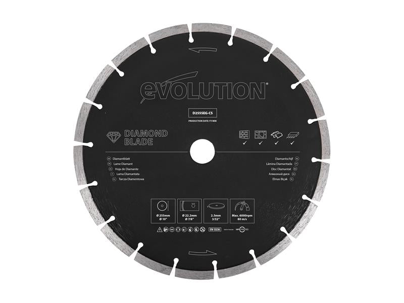 Evolution - General Purpose Diamond Blade 255 x 22.2mm