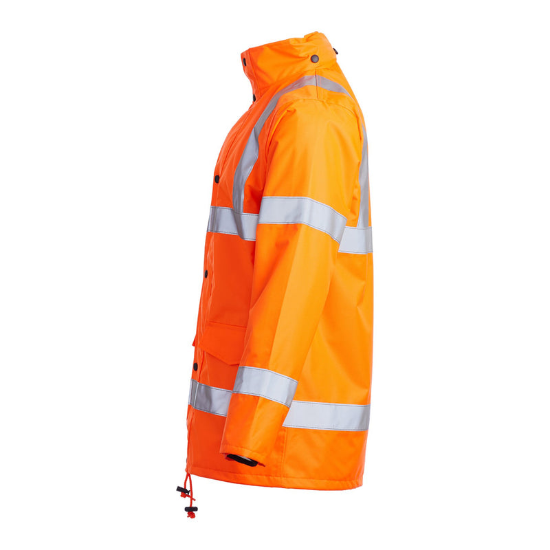 Blackrock Hi-Vis Breathable Storm Coat - orange size L