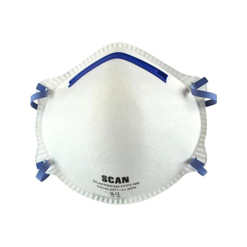 Scan Moulded Disposable Mask FFP2 Protection (Pack 20) Scan - RockBottom Nothampton