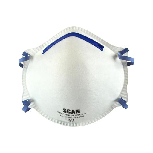 Scan Moulded Disposable Mask FFP2 Protection (Pack 20) Scan - RockBottom Nothampton