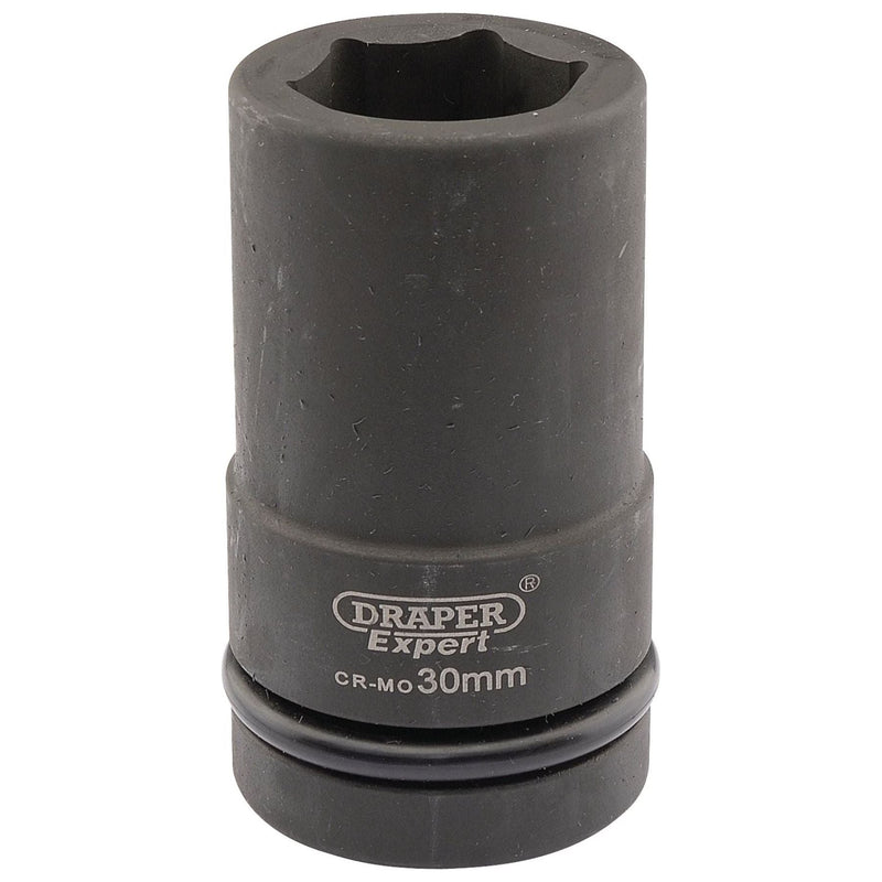 Draper Expert HI-TORQ 6 Point Deep Impact Socket, 1" Sq. Dr., 30mm Draper - Town Tools 