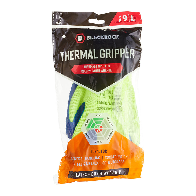 Blackrock Thermal Gripper Gloves Pair - size 10/XL